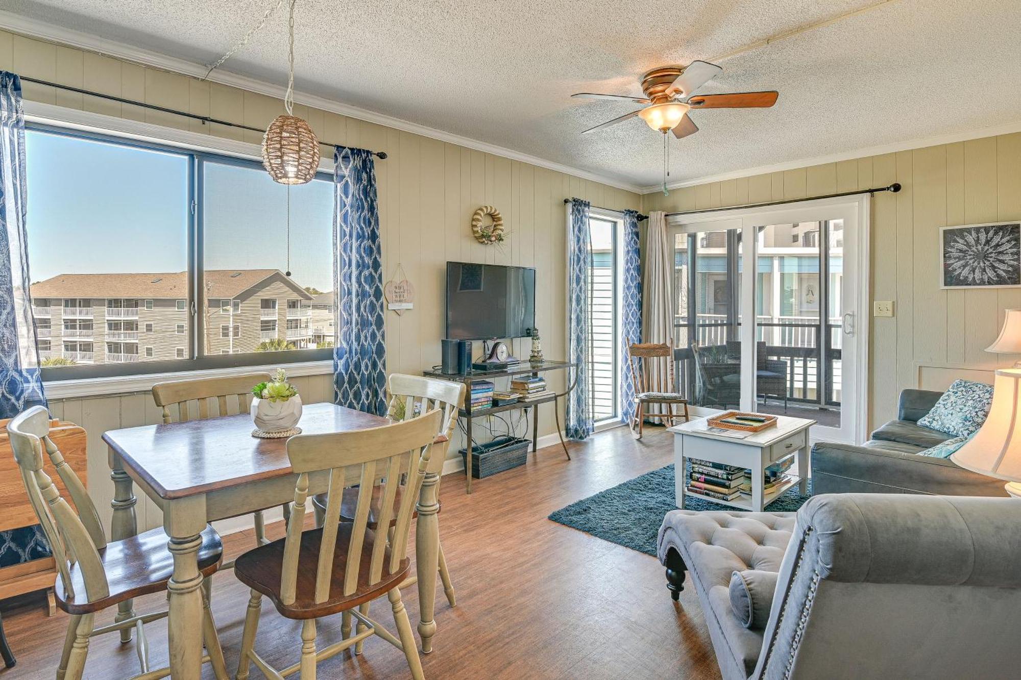 Coastal Condo On Beach With Community Pool Access! Myrtle Beach Zewnętrze zdjęcie